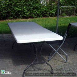 Table blanche - 8 personnes - occasion