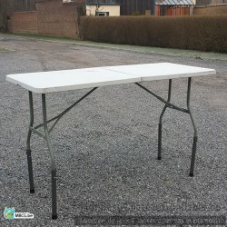 Table blanche - 8 personnes - location