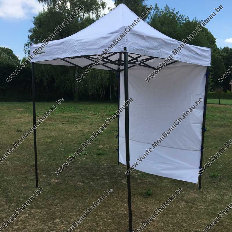 Tonnelle pliante - 2m x 2m - livrée - montée
