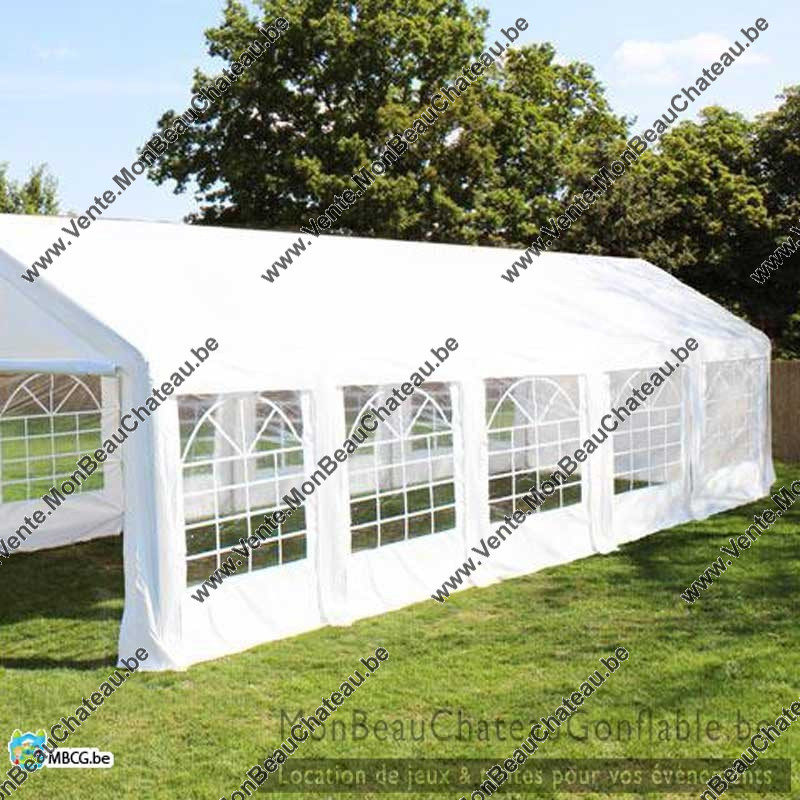 Tonnelle en tube - 3m x 10m - livrée - montée