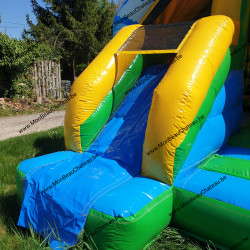 toboggan château gonflable