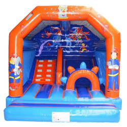 Château gonflable à vendre - toit et toboggan intérieur