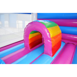 château gonflable "Classique Licorne" - obstacle intérieur