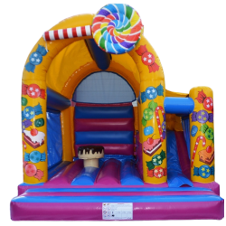 vente château gonflable couvert et avec toboggan