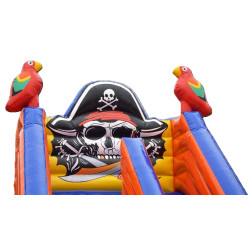 détails du dessus du Toboggan Pirate