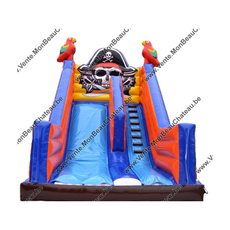 vente toboggan gonflable  - Toboggan Pirate