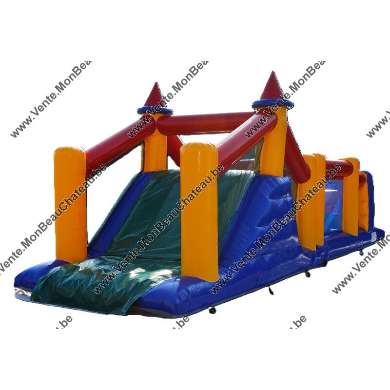 vente de parcours d'obstacle - 12mètres de jeux gonflables