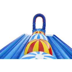 vue de la plate forme en haut de l'escalier