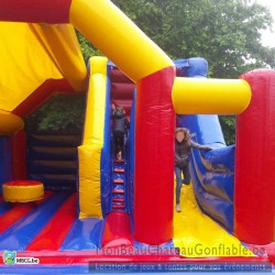 Le Combo - Château gonflable - couvert - tobogan