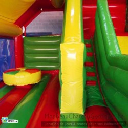 Le Combo - Château gonflable - couvert - tobogan