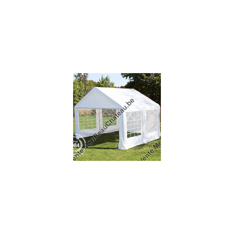 Tonnelle en tube - 3m x 3m - livrée - montée Tonnelle en tube - 3m x 3m - livrée - montée